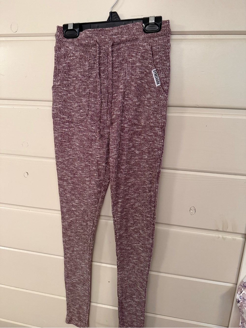 Gymshark Marled Wine-Purple SET.  xs both pieces